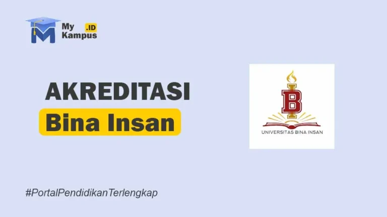 AKREDITASI Universitas BINA INSAN