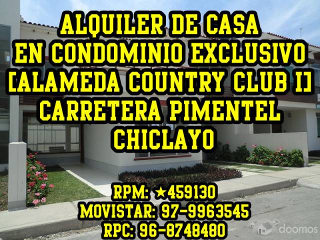 Casa en Condominio Exclusivo (Alameda Country Club I)