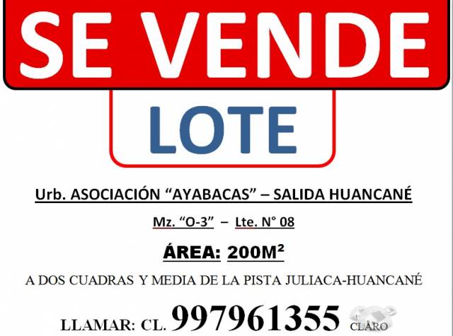 lote 200 m2
